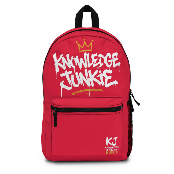 KOWLEDGEJUNKIE CRIMSON RED BACKPACK