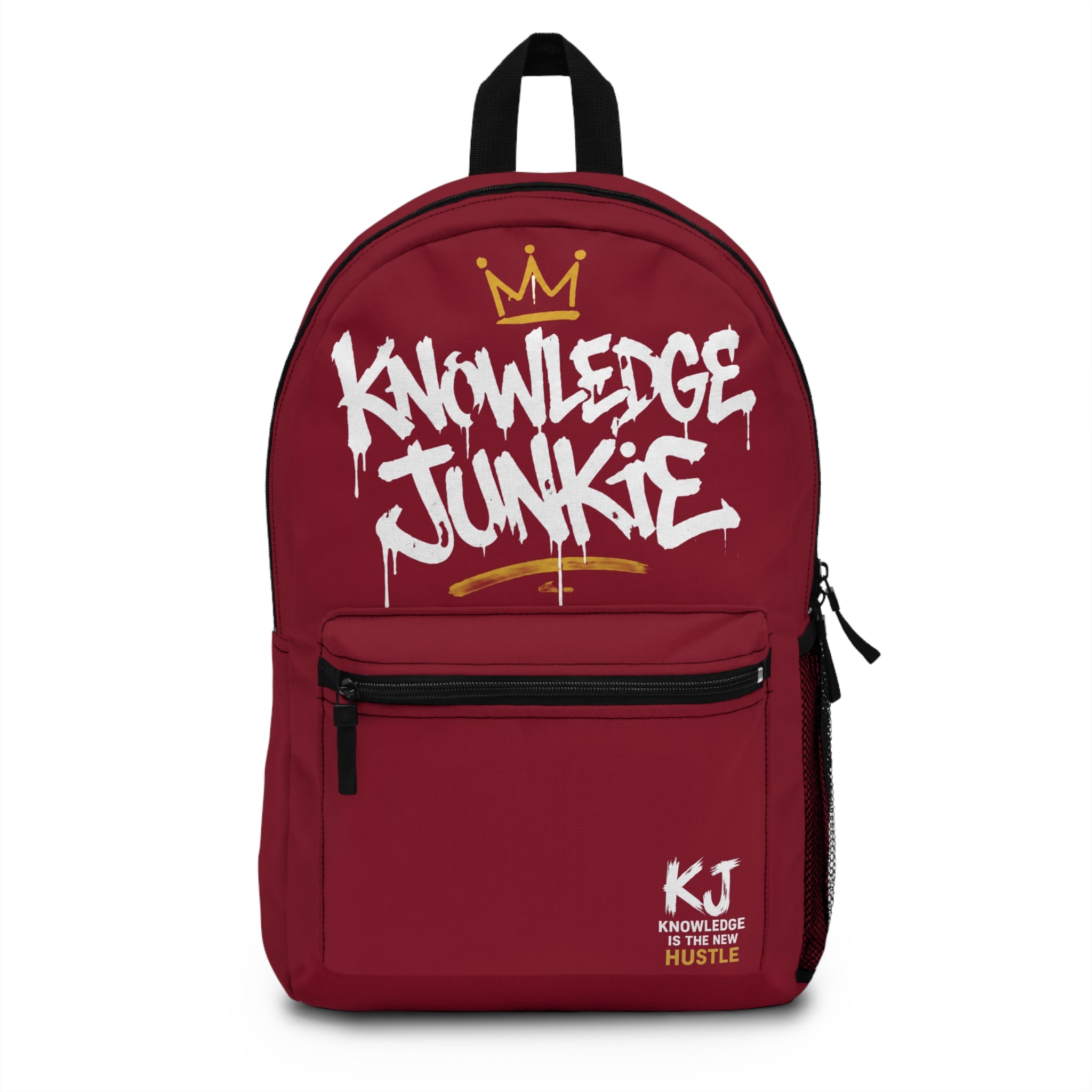 KOWLEDGEJUNKIE BURGUNDY BACKPACK