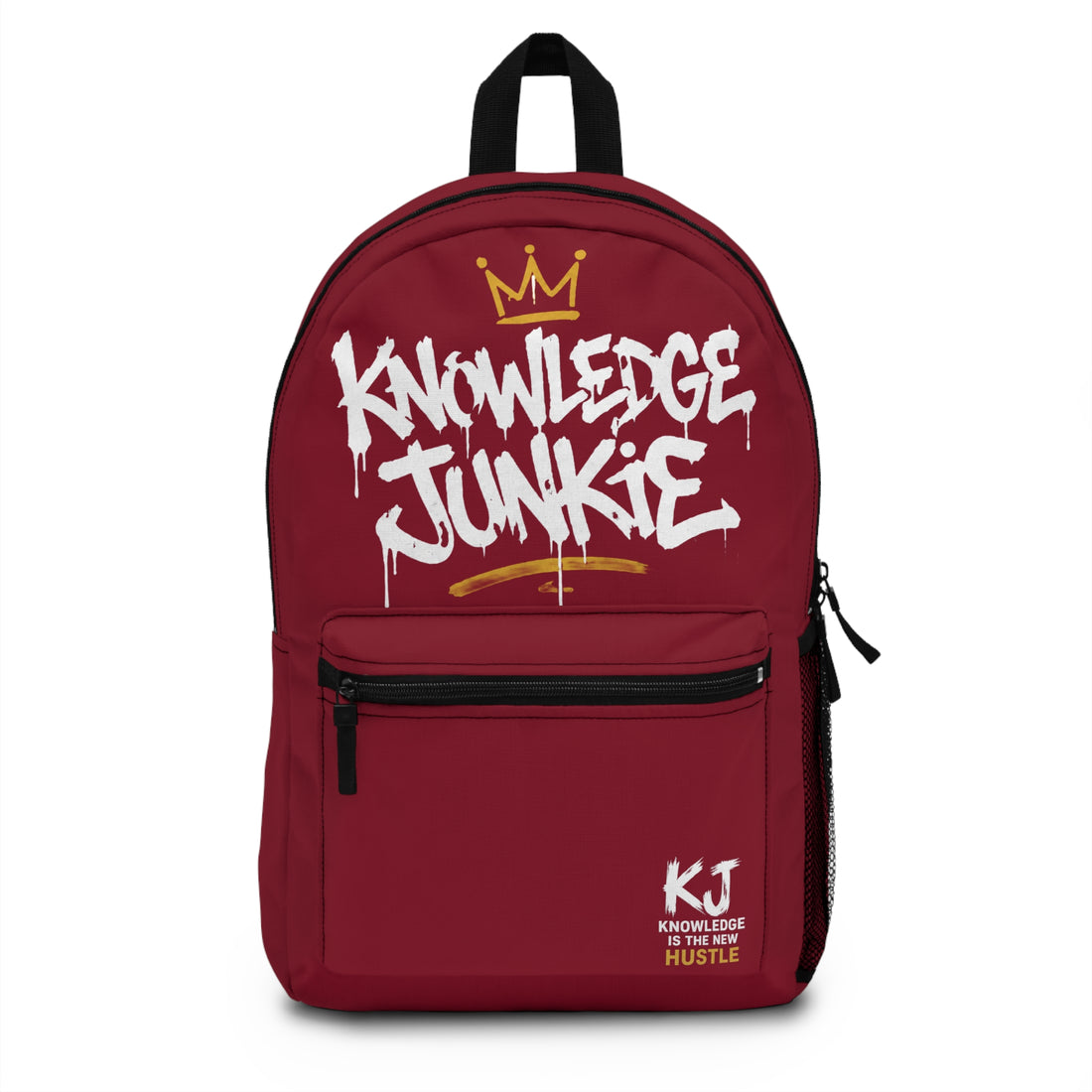 KOWLEDGEJUNKIE BURGUNDY BACKPACK
