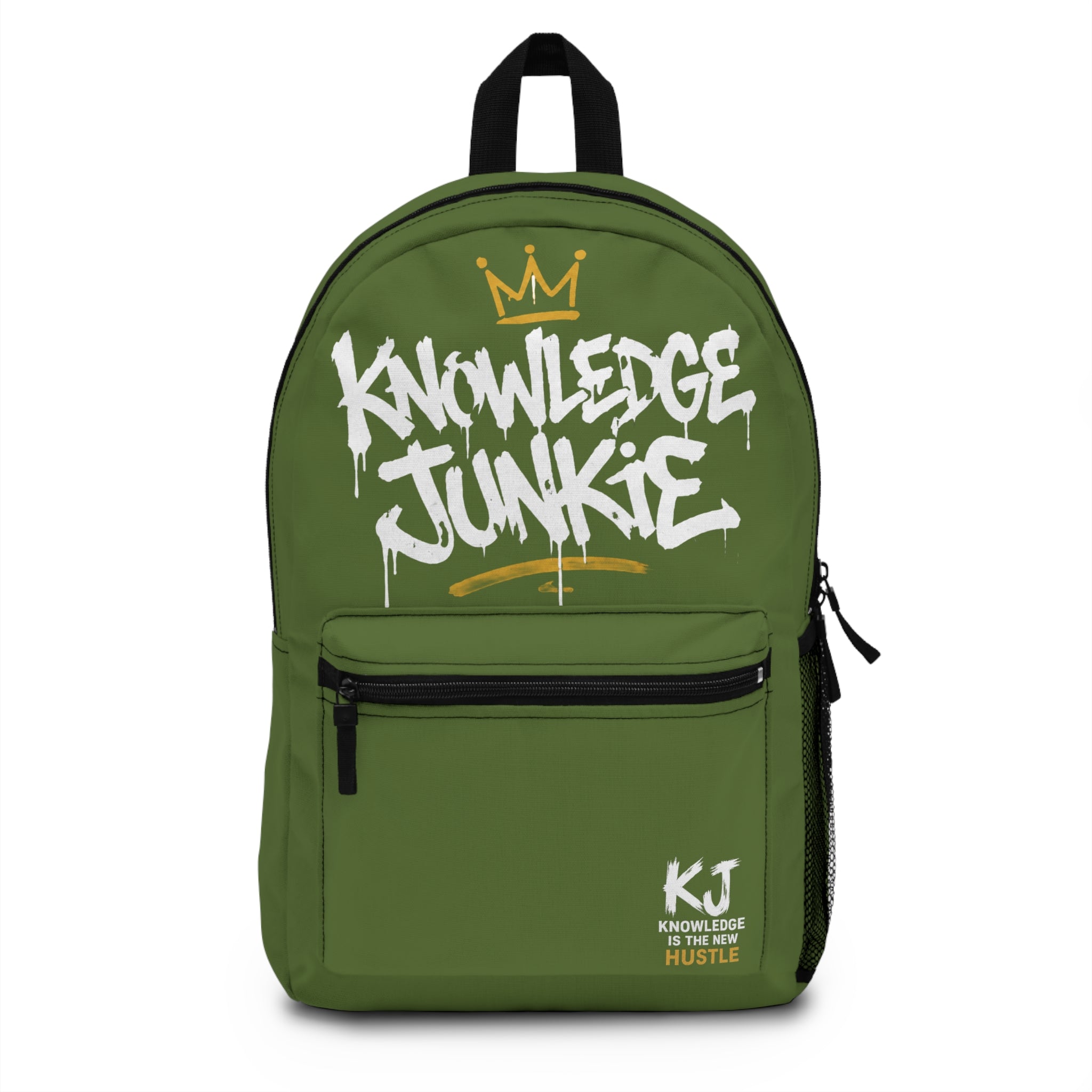 KOWLEDGEJUNKIE OLIVE GREEN BACKPACK