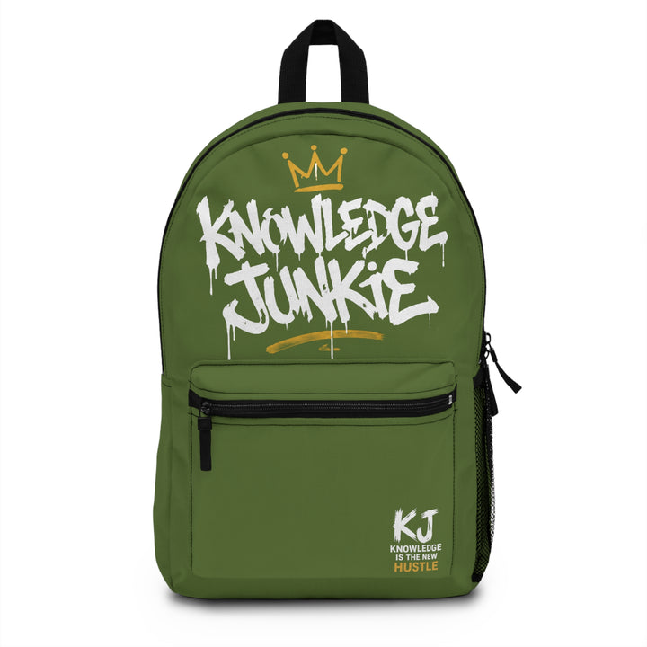 KOWLEDGEJUNKIE OLIVE GREEN BACKPACK