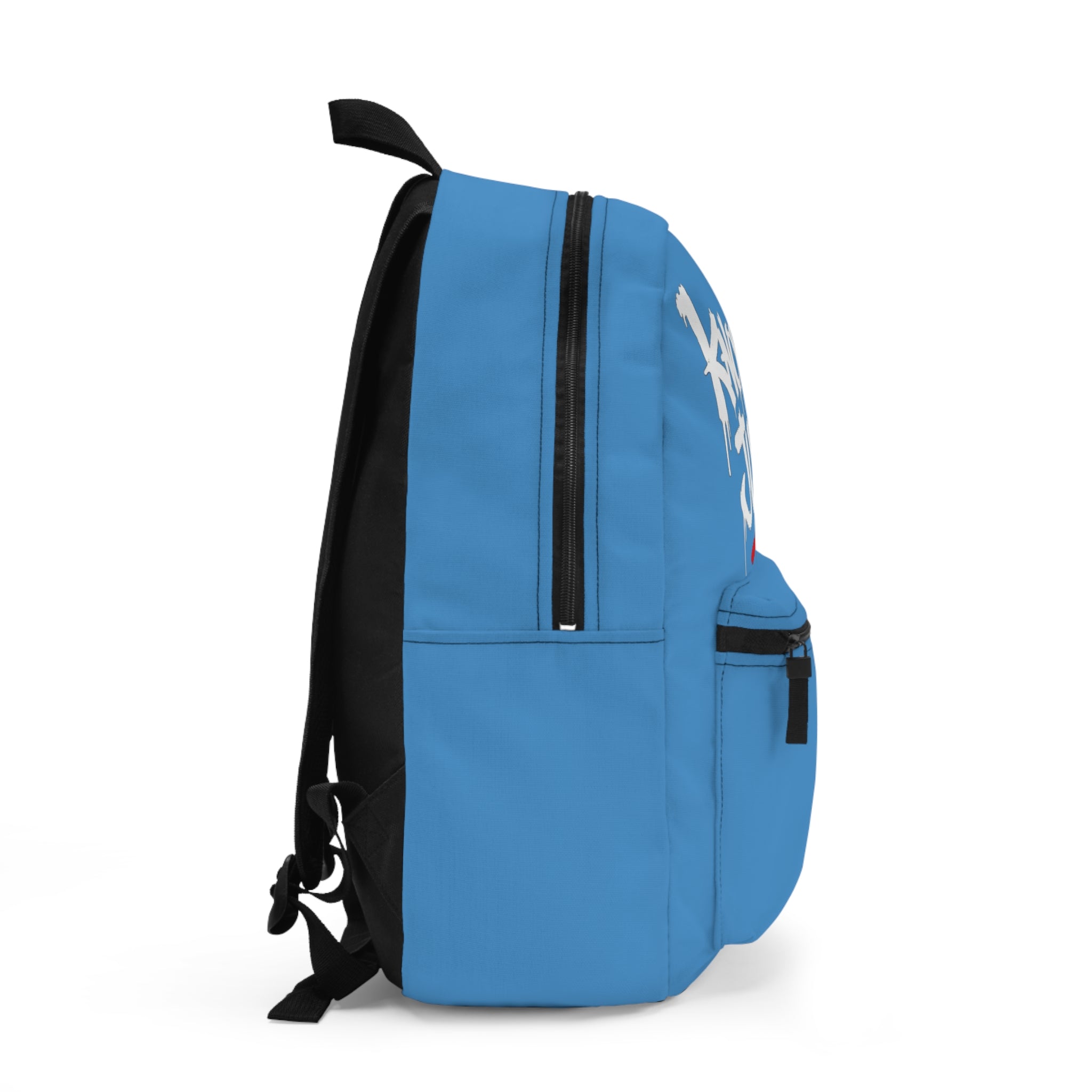 KnowledgeJunkie Carolina Blue Red Slash Backpack