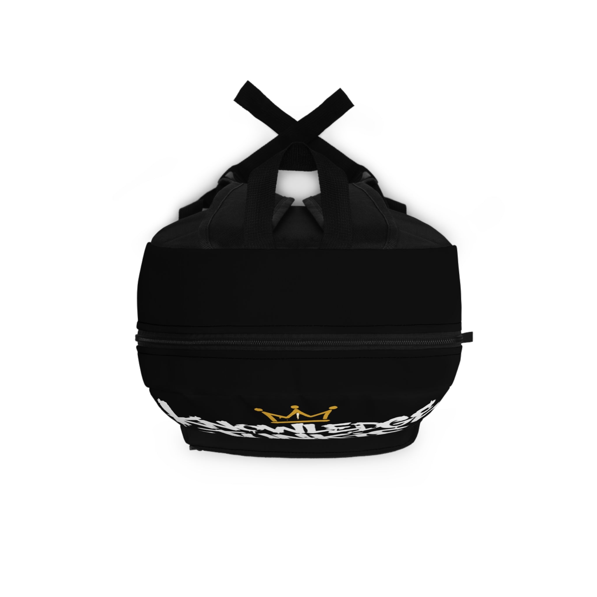 KnowledgeJunkie Black Backpack