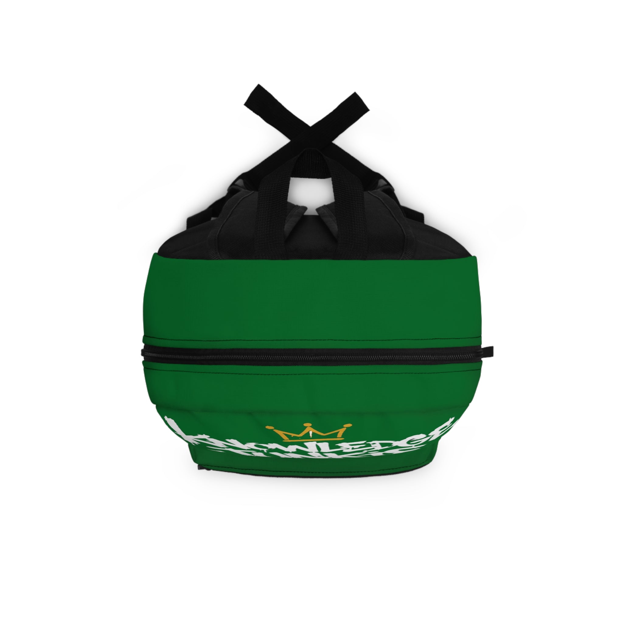 KnowledgeJunkie Green Backpack